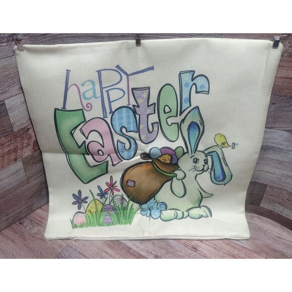 Easter Pillow Covers Decorations 18x18 inch Set of 4 Throw Pillow Covers - Picture 2 of 5